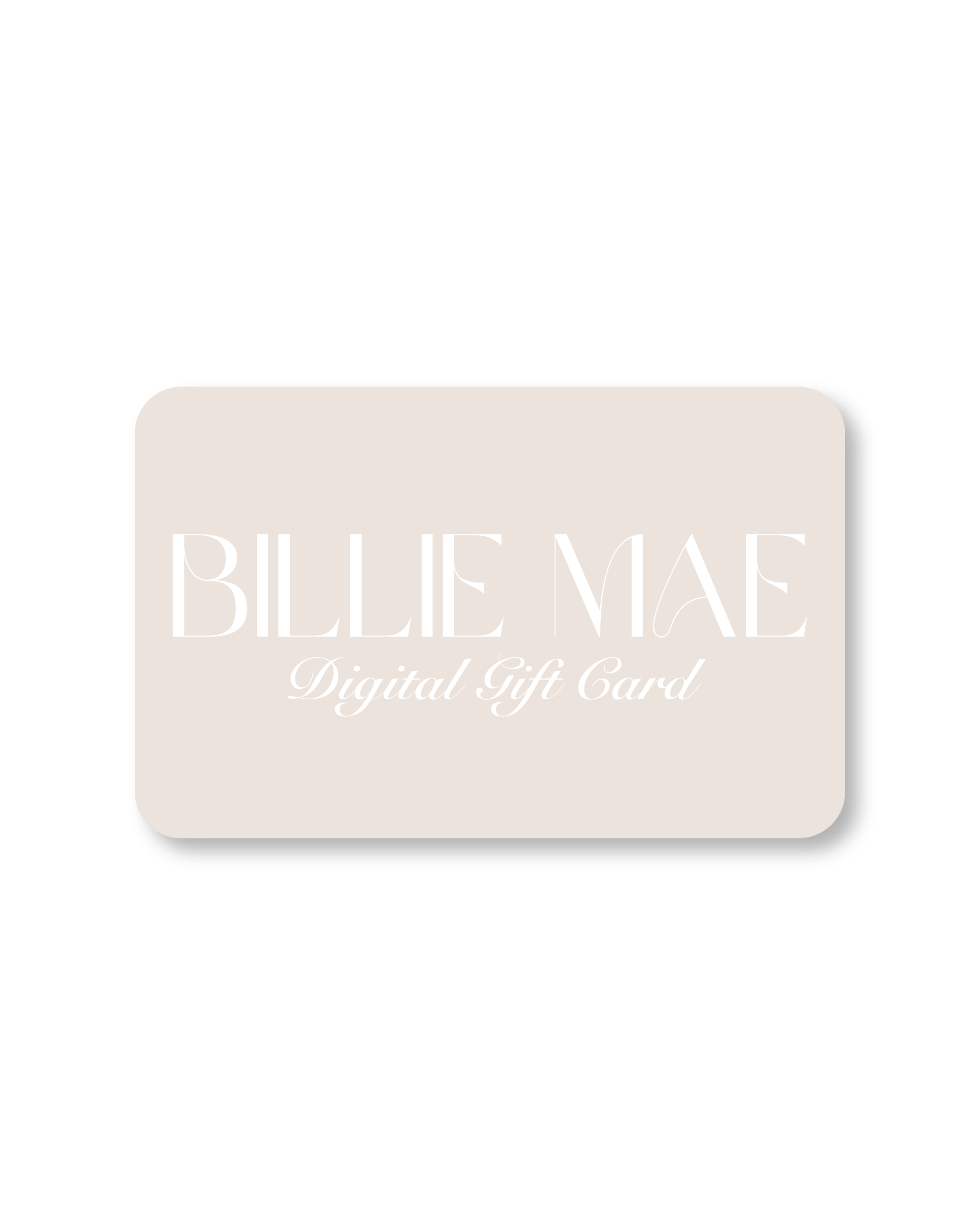 Billie Mae Digital Gift Card