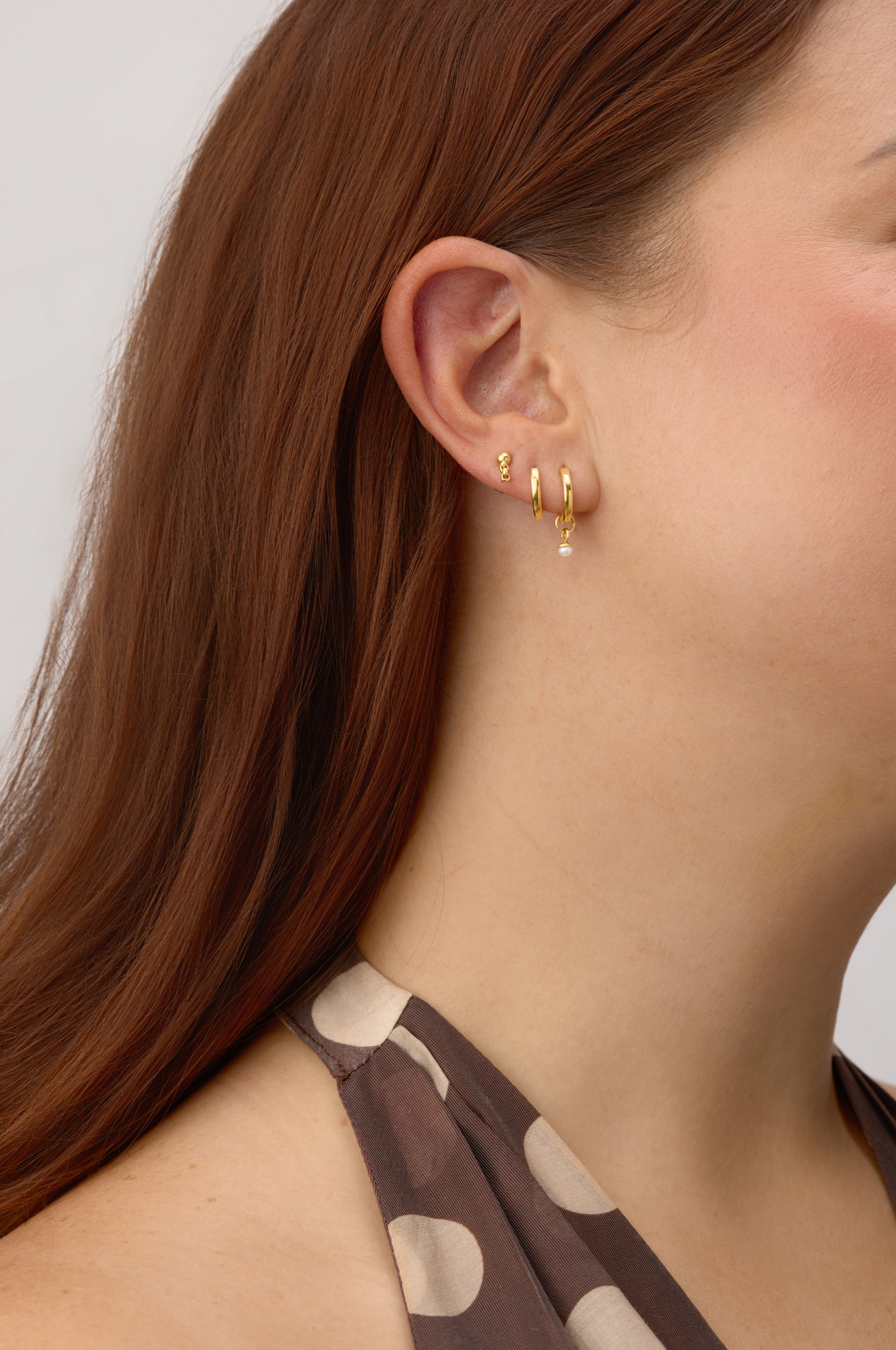 The Sunday + The Snowdrop + The Olive Earrings